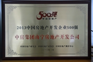 A4、2013中國房地產(chǎn)開發(fā)企業(yè)500強(qiáng)